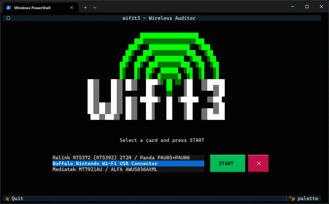 wifit3：无线安全测试集成工具箱